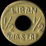 Liban - &frac12; piastre non dat�e (1941) �mission locale - revers