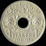 Etat du Grand Liban - 1 piastre 1936 - revers