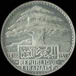 Etat du Grand Liban - 25 piastres République Libanaise 1936 - avers