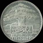 Etat du Grand Liban - 25 piastres R�publique Libanaise 1936 - avers