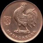 Madagascar - 50 centimes 1943 - avers