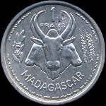 Madagascar - 1 franc 1948 - revers