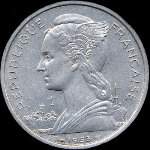 Madagascar - 5 francs 1953 - avers