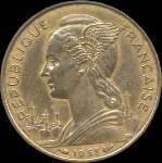 Madagascar - 20 francs 1953 - avers