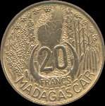Madagascar - 20 francs 1953 - revers