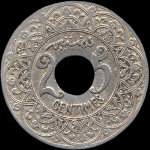 Maroc - Empire chérifien - 25 centimes 1920 - revers