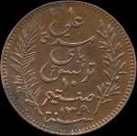 Tunisie - 10 centimes 1892 - avers