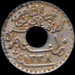 Tunisie - 10 centimes 1920 - avers