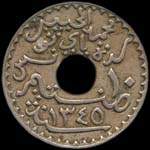 Tunisie - 10 centimes 1926 - avers