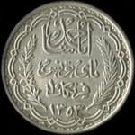 Tunisie - 10 francs argent 1934 - avers