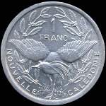 Nouvelle-Cal�donie - pi�ce de 1 franc 1971 R�publique Fran�aise - revers
