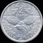 Nouvelle-Cal�donie - pi�ce de 2 francs 1949 Union Fran�aise - revers