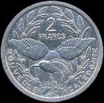Nouvelle-Caldonie - pice de 2 francs de 1973  2020 Rpublique Franaise I.E.O.M. - revers