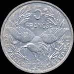 Nouvelle-Caldonie - pice de 5 francs 1952 Union Franaise - revers