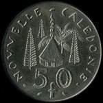 Nouvelle-Caldonie - pice de 50 francs de 1972  2006 Rpublique Franaise I.E.O.M. - revers