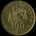 Nouvelle-Caldonie - pice de 100 francs de 2006  2017 Rpublique Franaise I.E.O.M. - revers