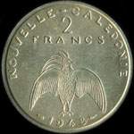 Nouvelle-Caldonie - pice de 2 francs 1948 Essai de Andr Rivaud - revers