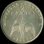 Nouvelle-Cal�donie - pi�ce de 2 francs 1948 Essai de Andr� Rivaud - revers