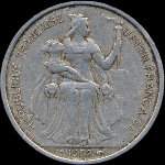 Polynésie - pièce de 5 francs 1952 Etablissements français de l'Océanie - avers