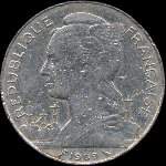 Pièce de 100 francs 1969 République française - Réunion - avers
