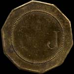 Jeton de n�cessit� sans valeur indiqu�e �mis par la Soci�t� de Saint Vincent de Paul � Alais - Al�s (30100 - Gard) - revers
