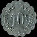 Jeton de n�cessit� de 10 centimes �mis par les Comptoirs Albertins � Albert (80300 - Somme) - avers