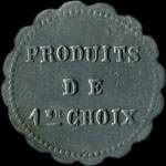 Jeton de n�cessit� de 10 centimes �mis par les Comptoirs Albertins � Albert (80300 - Somme) - revers