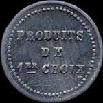Jeton de n�cessit� de 5 centimes �mis par les Comptoirs Albertins � Albert (80300 - Somme) - revers