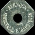 Jeton de 5 centimes émis par les Fourneaux Economiques d'Alençon (61000 - Orne) - avers