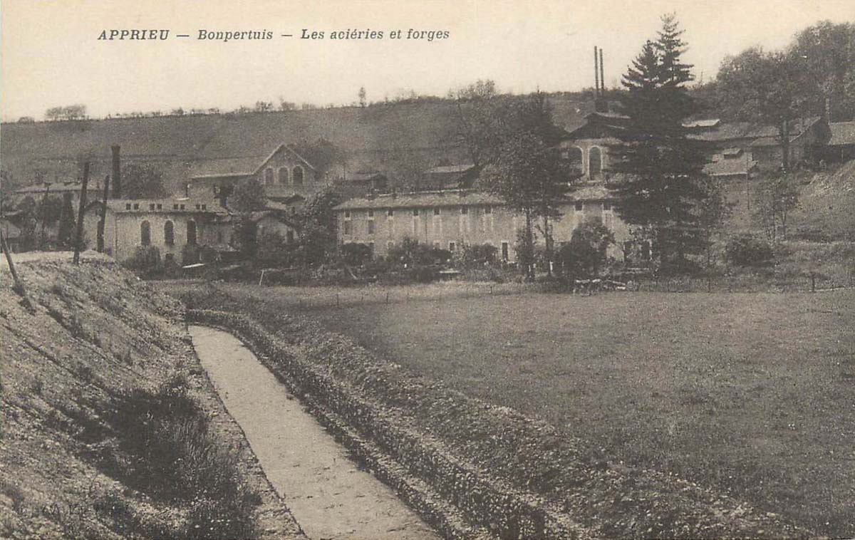 Apprieu - Bonpertuis - Les aci�ries et forges