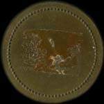 Jeton de nécessité de 30 (centimes) émis par Le Canadien - Usines d'Argent à Argent-sur-Sauldre (18410 - Cher) - revers