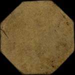 Jeton de n�cessit� sans valeur indiqu�e �mis par le Salin de Giraud � Arles (13200 - Bouches-du-Rh�ne) - revers