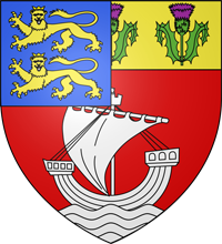 Blason de la ville d'Asni�res-sur-Seine (92600 - Hauts-de-Seine)