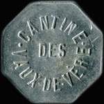 Jeton de n�cessit� de 10 centimes �mis par la Cantine des Vaux-de-V�re � Athis-de-l'Orne (61430 - Orne) - avers