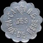 Jeton de n�cessit� de 5 centimes �mis par la Cantine des Vaux-de-V�re � Athis-de-l'Orne (61430 - Orne) - avers