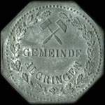 Jeton de n�cessit� de 50 pfennig �mis par Gemeinde Algringen pendant l'occupation allemande - avers