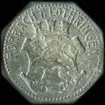 Jeton de n�cessit� de 5 pfennig dite Kleingeldersatzmarke Forbach i Lothringen (57600 - Moselle) pendant l'occupation allemande - avers