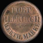 Jeton de n�cessit� Gleich zehn centimes - 2&nbsp;sous (rond) �mis par le Fort Illkirch � Illkirch-Graffenstaden (67400 - Bas-Rhin) - revers