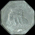 Jeton de n�cessit� de 20 pfennig 1917 �mis par Kriegsnotgeld - Merlenbach (Merlebach - 57800 - Moselle) - avers