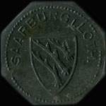 Jeton de n�cessit� de 50 pfennig �mis comme Kriegsgeld 1917 � Saarburg i Lothringen (Sarrebourg) - avers