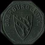 Jeton de n�cessit� de 5 pfennig �mis comme Kriegsgeld 1917 � Saarburg i Lothringen (Sarrebourg) - avers