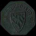 Jeton de n�cessit� de 10 pfennig �mis comme Kriegsgeld 1917 � Saarburg i Lothringen (Sarrebourg) - avers