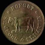 Jeton de n�cessit� de 15 pfennig �mis comme Hofgut � St.Georg & St.Martin (Saint-Georges - Moselle) - avers