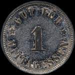 Jeton de n�cessit� de 1 d�jeuner type 2 �mis par Conservenfabrik Schiltigheim (67300 - Bas-Rhin) - revers