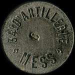 Jeton de n�cessit� de 10 centimes �mis par le Mess du 34e r�giment d'Artillerie - avers
