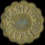 Jeton de n�cessit� de 1 franc �mis par la Cantine Silvestre du 35e r�giment d'Artillerie - avers