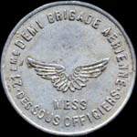 Jeton de n�cessit� de 25 centimes �mis par le Mess des Sous-Officiers de la 21e Demi-Brigade A�rienne - avers