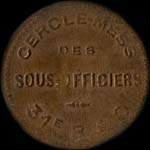 Jeton de n�cessit� de 1 franc �mis par le Cercle-Mess des Sous-Officiers du 31e R.A.O. (R�giment d'Aviation d'Observation) - avers