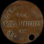 Jeton de n�cessit� de 1 franc �mis par le Cercle-Mess des Sous-Officiers du 31e R.A.O. (R�giment d'Aviation d'Observation) - avers