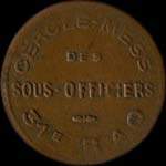 Jeton de n�cessit� de 2 francs �mis par le Cercle-Mess des Sous-Officiers du 31e R.A.O. (R�giment d'Aviation d'Observation) - avers